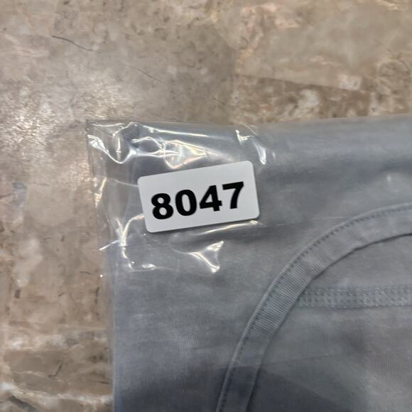 Gymshark Shirt Mens Large Grey Heritage Washed Stringer Tank Top Lifting Club - Picture 8 of 10